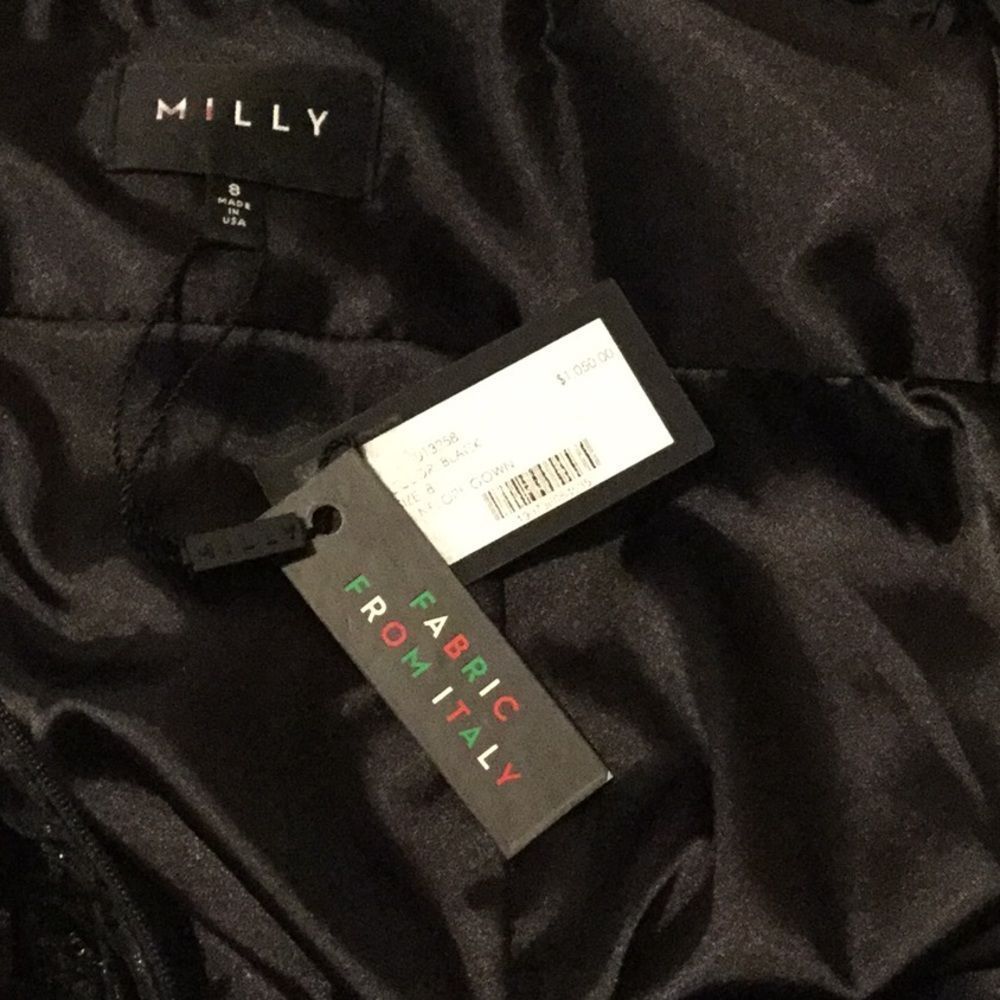 Milly Penelope Rosette Jacquard Mermaid Gown - Picture 8 of 8